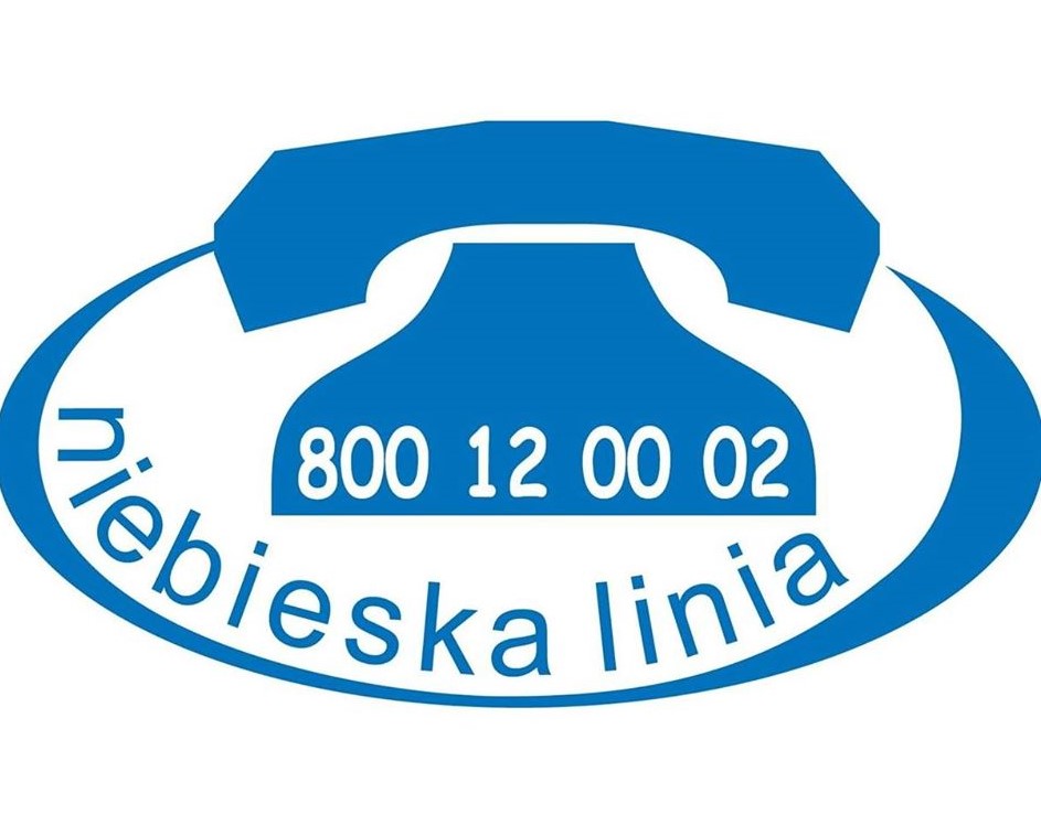 Niebieska Linia. Telefon dla ofiar i świadków przemocy w rodzinie. 800 12 00 02 