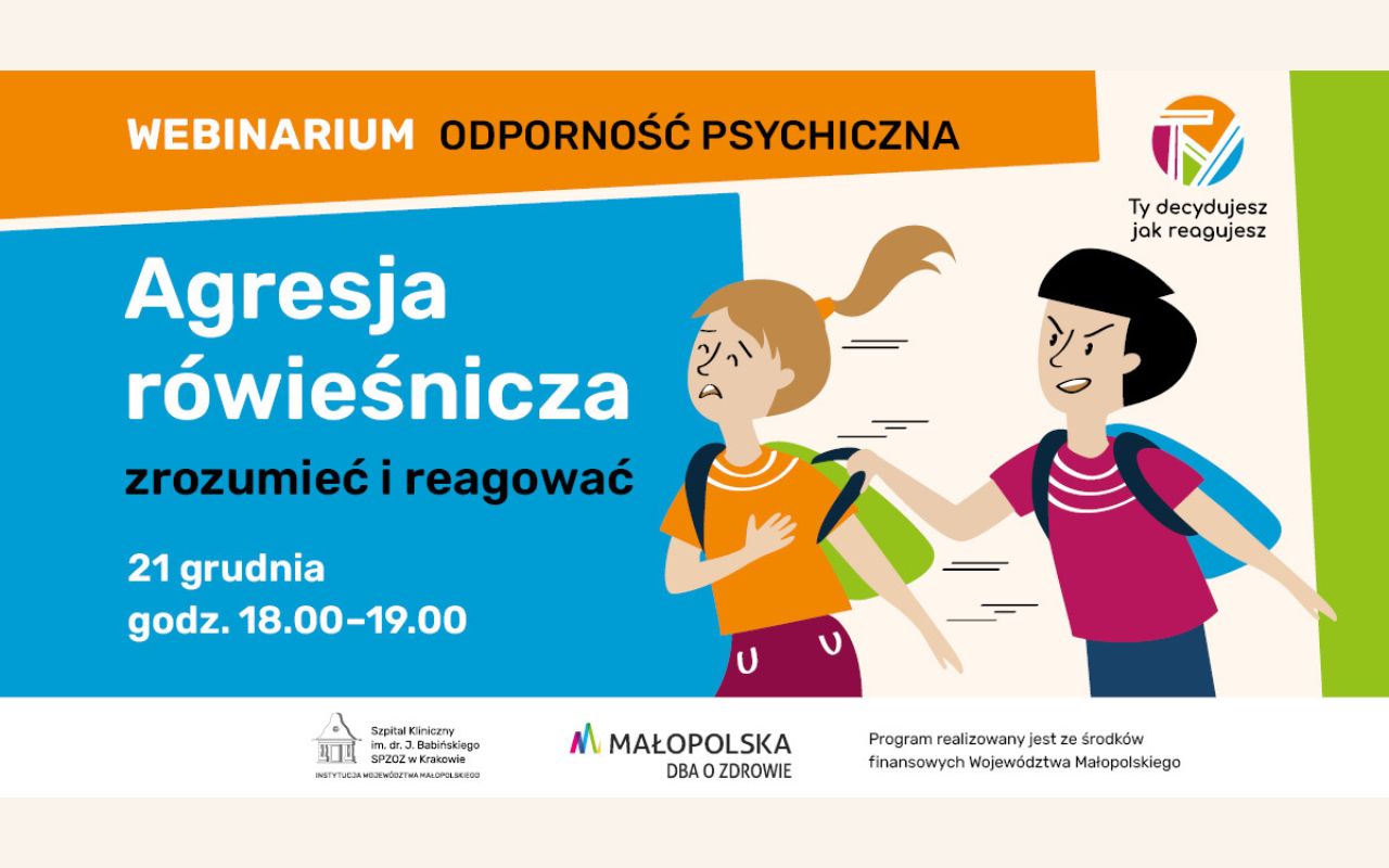 Bezpłatne webinarium dla rodziców o odporności psychicznej dzieci i młodzieży